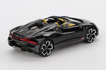 MINI GT MGT01058-L 1/64 ブガッティ W16 ミストラル ブラック(左ハンドル)