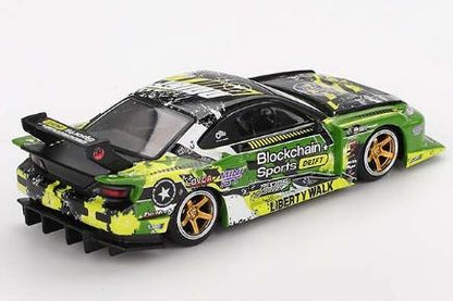 【2025年10月以降発売予定】 MINI GT MGT00823-R 1/64 Nissan シルビア(S15) LB-Super Silhouette  #555 V2 2024 Formula Drift Japan(右ハンドル)