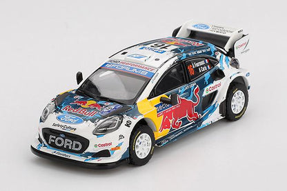 【2025年10月以降発売予定】 MINI GT MGT01074-L 1/64 フォード Puma Rally1 ラリー・フィンランド 2024 3位入賞車 #16 M-Sport Ford WRT(左ハンドル)