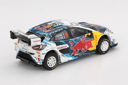 【2025年10月以降発売予定】 MINI GT MGT01074-L 1/64 フォード Puma Rally1 ラリー・フィンランド 2024 3位入賞車 #16 M-Sport Ford WRT(左ハンドル)