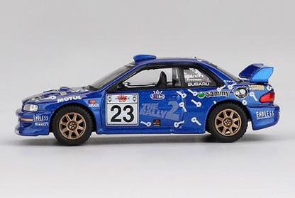 【2025年11月以降発売予定】 MINI GT MGT01078-L 1/64 スバル インプレッサ WRC99 アクロポリス・ラリー 2000 #23(左ハンドル)