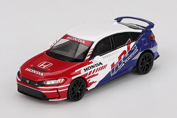 【2025年11月以降発売予定】 MINI GT MGT01079-L 1/64 Honda シビック Type R 2024 ペースカー HRC(左ハンドル)