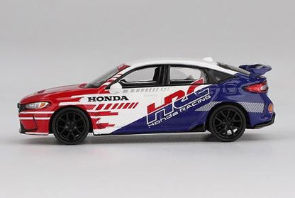 【2025年11月以降発売予定】 MINI GT MGT01079-L 1/64 Honda シビック Type R 2024 ペースカー HRC(左ハンドル)