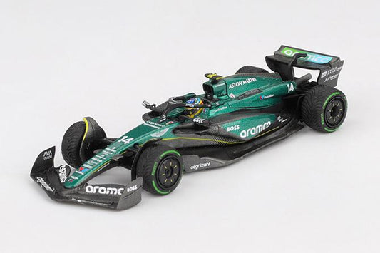 【2025年12月以降発売予定】 MINI GT MGT01113-L 1/64 アストンマーチン AMR24 F1 2024 #14 カナダグランプリ Fernando Alonso