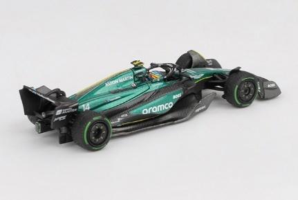 【2025年12月以降発売予定】 MINI GT MGT01113-L 1/64 アストンマーチン AMR24 F1 2024 #14 カナダグランプリ Fernando Alonso