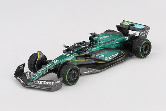 【2025年12月以降発売予定】 MINI GT MGT01114-L 1/64 アストンマーチン AMR24 F1 2024 #18 カナダグランプリ Lance Stroll