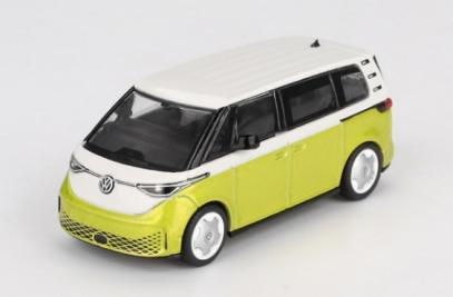 【2025年12月以降発売予定】 MINI GT MGT01110-R 1/64 フォルクスワーゲン ID. Buzｚ Candy White / Pomelo Yellow(右ハンドル)