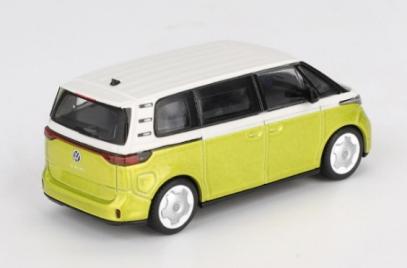 【2025年12月以降発売予定】 MINI GT MGT01110-R 1/64 フォルクスワーゲン ID. Buzｚ Candy White / Pomelo Yellow(右ハンドル)