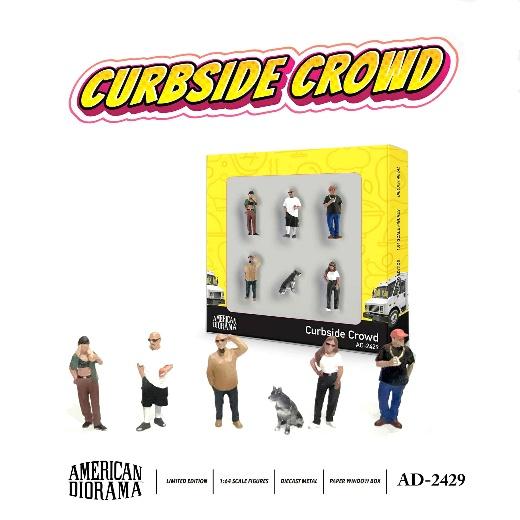 American Diorama AD-2429 1/64 フィギュア カーブサイドクラウズ 6個セット