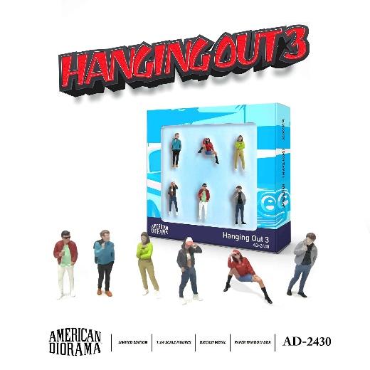 American Diorama AD-2430 1/64 フィギュア ハンギングアウト3 6個セット