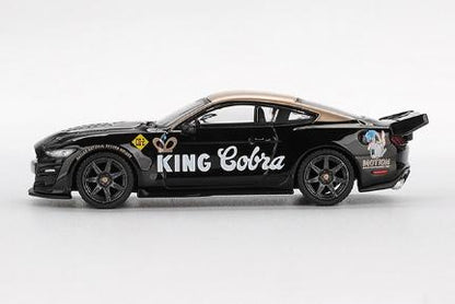 【2026年1月以降発売予定】 MINI GT MGT01130-L 1/64 シェルビー GT500 ドラゴンスネーク コンセプト ブラック/ゴールド(左ハンドル)