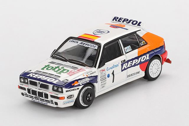【2026年1月以降発売予定】 MINI GT MGT01131-L 1/64 ランチア デルタ HF インテグラーレ エボルツィオーネ モンテカルロラリー 1993 #1(左ハンドル)