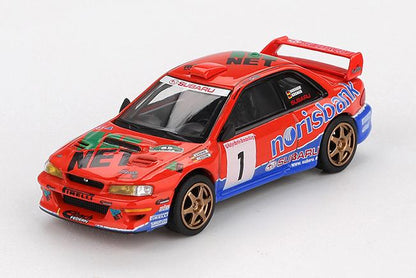【2026年2月以降発売予定】 MINI GT MGT01140-L 1/64 スバル インプレッサ WRC97 DRM 1999 優勝車 #1(左ハンドル)