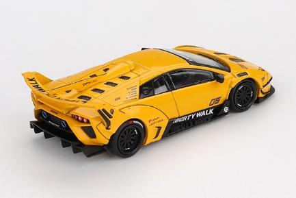 【2026年2月以降発売予定】 MINI GT MGT01135-R 1/64 LB-Silhouette WORKS ランボルギーニ ムルシエラゴ GT EVO イエロー(右ハンドル)