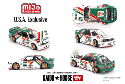 【2026年2月以降発売予定】 MINI GT KHMG217 1/64 BMW M3 KAIDO WORKS V1 Larry Chen(左ハンドル) 北米限定
