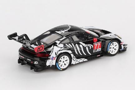 【2026年1月以降発売予定】 MINI GT MGT01143-L 1/64 ポルシェ 911 GT3 R IMSA プチ・ル・マン 2025  #77 AO Racing(左ハンドル)