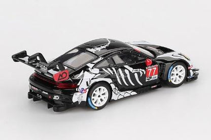 【2026年1月以降発売予定】 MINI GT MGT01143-L 1/64 ポルシェ 911 GT3 R IMSA プチ・ル・マン 2025  #77 AO Racing(左ハンドル)