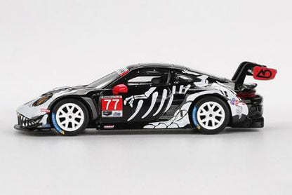 【2026年1月以降発売予定】 MINI GT MGT01143-L 1/64 ポルシェ 911 GT3 R IMSA プチ・ル・マン 2025  #77 AO Racing(左ハンドル)