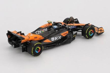 【2026年4月以降発売予定】 MINI GT MGT01145-L 1/64 マクラーレン F1 MCL38 2024 2位入賞車 #4 ハンガリーグランプリ Lando Norris