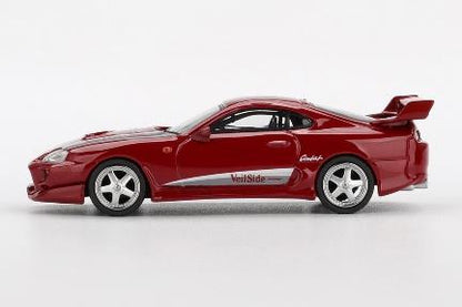【2026年4月以降発売予定】 MINI GT MGT01094-R 1/64 Toyota スープラ VeilSide コンバット V-I レッド(右ハンドル)