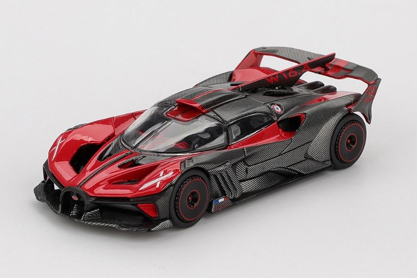 【2026年4月以降発売予定】 MINI GT MGT01105-L 1/64 ブガッティ ボライド レッド(左ハンドル)