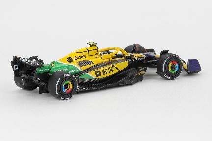 【2026年5月以降発売予定】 MINI GT MGT01164-L 1/64 マクラーレン F1 MCL38 2024 #4 モナコグランプリ Lando Norris