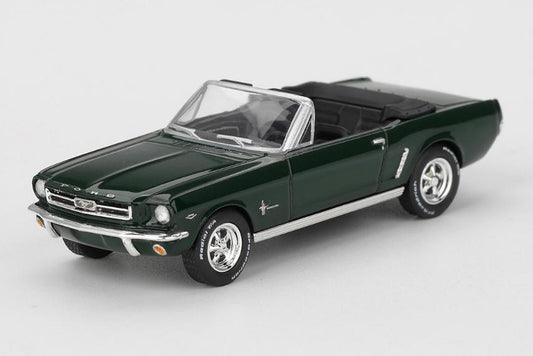【2026年5月以降発売予定】 MINI GT MGT01166-L 1/64 フォード マスタング コンバーチブル 1964  ハイライトグリーン(左ハンドル)