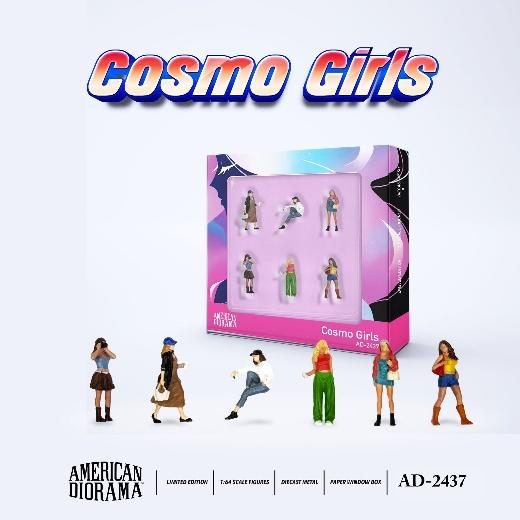 American Diorama AD-2437 1/64 フィギュア コスモガールズ 6個セット