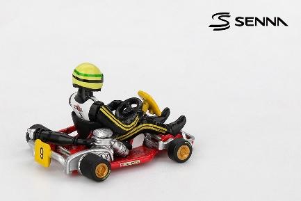 【2026年6月以降発売予定】 MINI GT MGT01155-L 1/64 セナ カート フォーミュラK  世界カート選手権 1981 #9 アイルトン・セナ