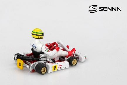 【2026年6月以降発売予定】 MINI GT MGT01156-L 1/64 セナ カート マスターズ・オブ・パリ - ベルシー 1993 #2 アイルトン・セナ