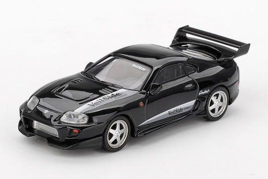 【2026年6月以降発売予定】 MINI GT MGT01107-L 1/64 Toyota スープラ VeilSide コンバット V-Ⅱ ブラック(左ハンドル)