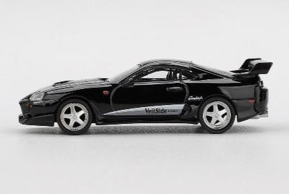 【2026年6月以降発売予定】 MINI GT MGT01107-R 1/64 Toyota スープラ VeilSide コンバット V-Ⅱ ブラック(右ハンドル)