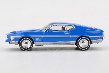 【2026年6月以降発売予定】 MINI GT MGT01138-L 1/64 フォード マスタング マッハ1 1971 グラバーブルー(左ハンドル)