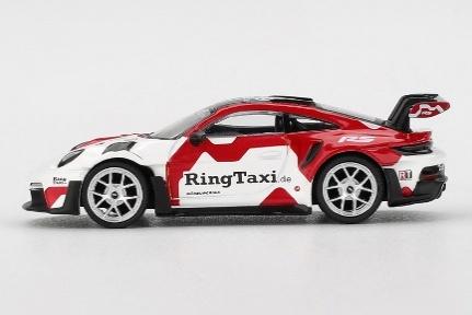 【2026年6月以降発売予定】 MINI GT MGT01178-L 1/64 ポルシェ 911(992) GT3 RS ヴァイザッハ Ring Taxi バージョン (左ハンドル)