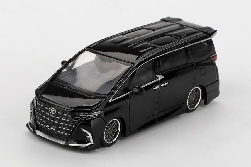 【2026年5月以降発売予定】 MINI GT MGT01179-L 1/64 Toyota アルファード 40 KUHL ブラック(左ハンドル)