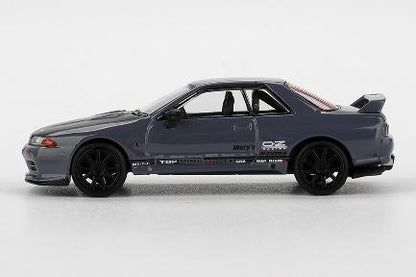 【2026年5月以降発売予定】 MINI GT MGT01187-R 1/64 Nissan スカイライン GT-R VR32 Top Secret ステルスグレー(右ハンドル)