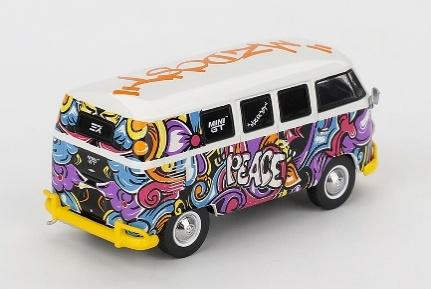 【2026年7月以降発売予定】 MINI GT MGT01191-L 1/64 フォルクスワーゲン T1 マイクロバス ミズ デザイン(左ハンドル)