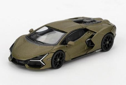 【2026年7月以降発売予定】 MINI GT MGT01136-L 1/64 ランボルギーニ レヴエルト Verde Gea Matte(左ハンドル)