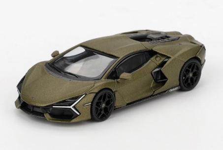 【2026年7月以降発売予定】 MINI GT MGT01136-L 1/64 ランボルギーニ レヴエルト Verde Gea Matte(左ハンドル)