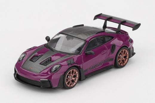 【2026年7月以降発売予定】 MINI GT MGTS0021 1/64 ポルシェ 911(992.1) ルビーストーンレッド セット(左ハンドル)