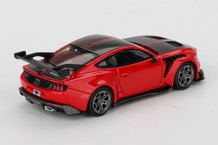 【2026年7月以降発売予定】 MINI GT MGT01196-L 1/64 フォード マスタング GTD レースレッド(左ハンドル)