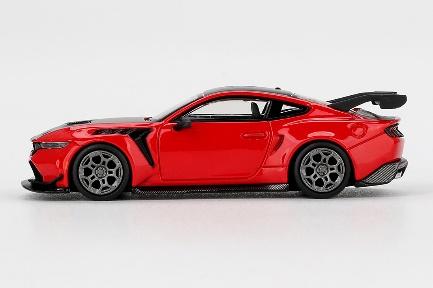 【2026年7月以降発売予定】 MINI GT MGT01196-L 1/64 フォード マスタング GTD レースレッド(左ハンドル)