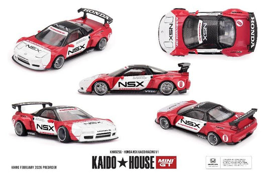 【2026年7月以降発売予定】 MINI GT KHMG255 1/64 Honda NSX Kaido Racing V1(左ハンドル)