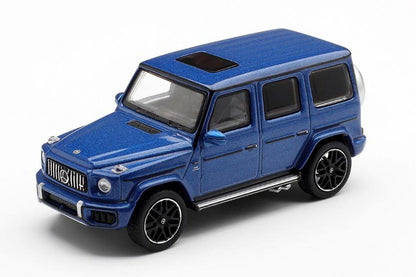 【2026年7月以降発売予定】 MINI GT MGT01210-L 1/64 メルセデス AMG G 63 ダークブルーメタリック(左ハンドル)