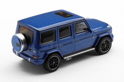【2026年7月以降発売予定】 MINI GT MGT01210-L 1/64 メルセデス AMG G 63 ダークブルーメタリック(左ハンドル)