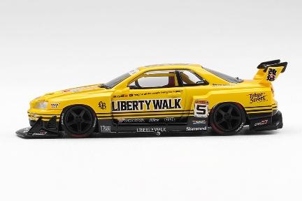 【2026年7月以降発売予定】 MINI GT MGT01182-R 1/64 Nissan LB-ER34 Super Silhouette スカイライン スポーツイエロー(右ハンドル)