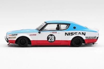 【2026年7月以降発売予定】 MINI GT MGT01212-R 1/64 Nissan スカイライン ケンメリ リバティーウォーク Nissan Racing '75 コンセプト(右ハンドル)