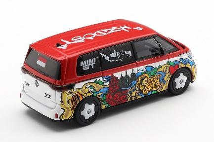 【2026年7月以降発売予定】 MINI GT MGT01209-R 1/64 フォルクスワーゲン ID. Buzz ミズデザイン(右ハンドル)