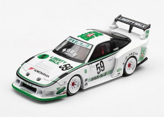 【2026年9月以降発売予定】 MINI GT MGT01181-R 1/64 Nissan LB-Super Silhouette 180SX ホワイト(右ハンドル)