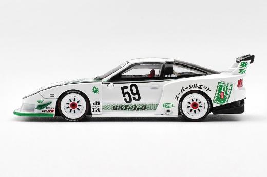 【2026年9月以降発売予定】 MINI GT MGT01181-R 1/64 Nissan LB-Super Silhouette 180SX ホワイト(右ハンドル)